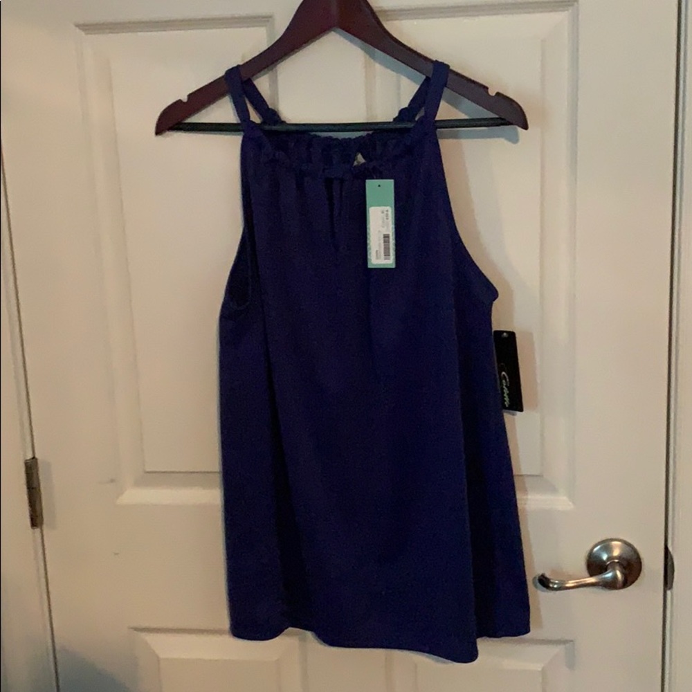 Seeder Halter knit top.